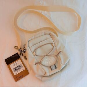 The North Face Jester Crossbody Bag Vintage White Flax NWT OS
